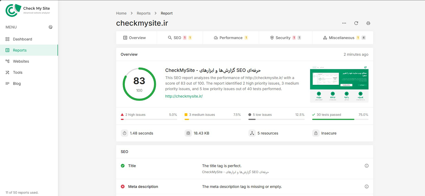 CheckMySite